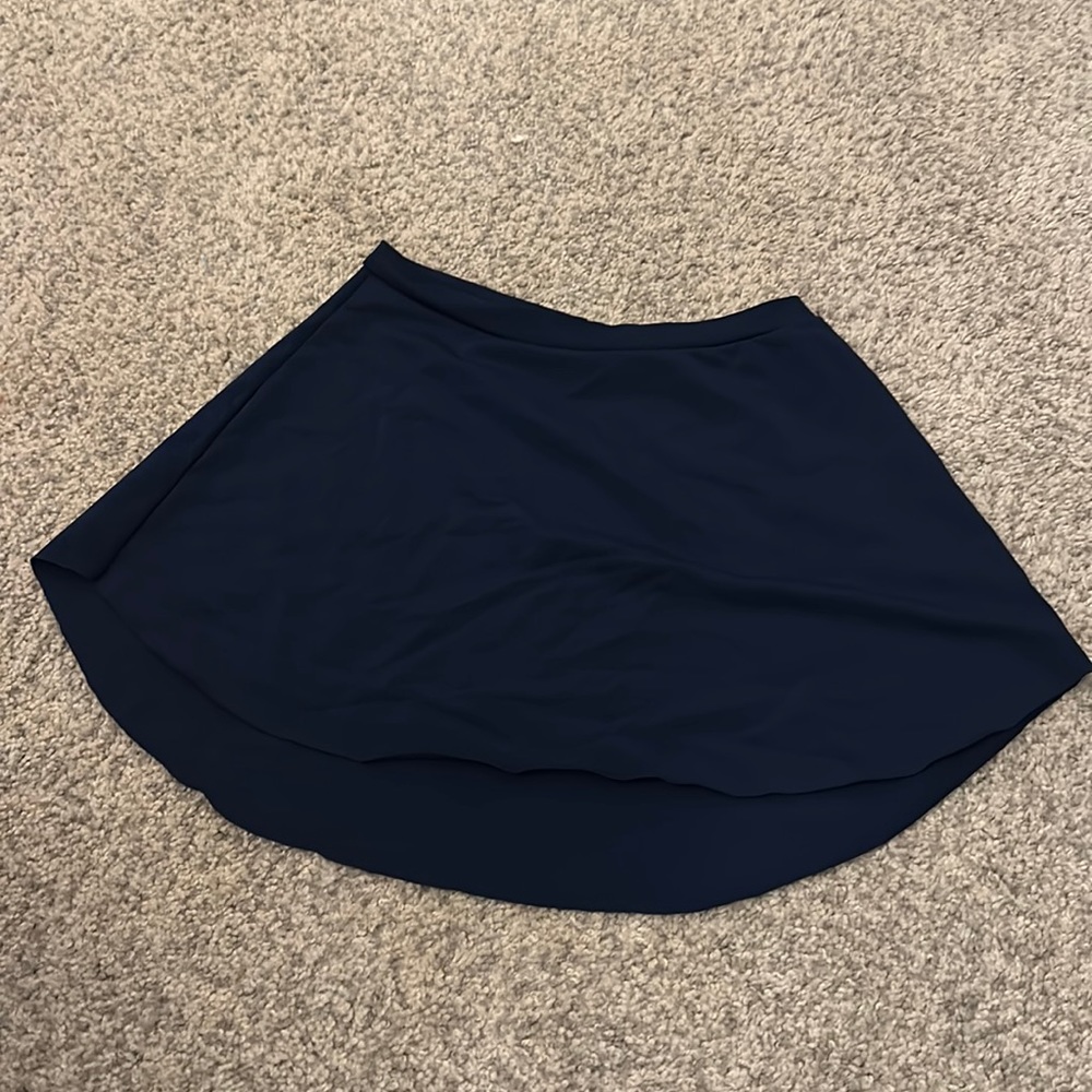ELEVE dark blue silk skirt